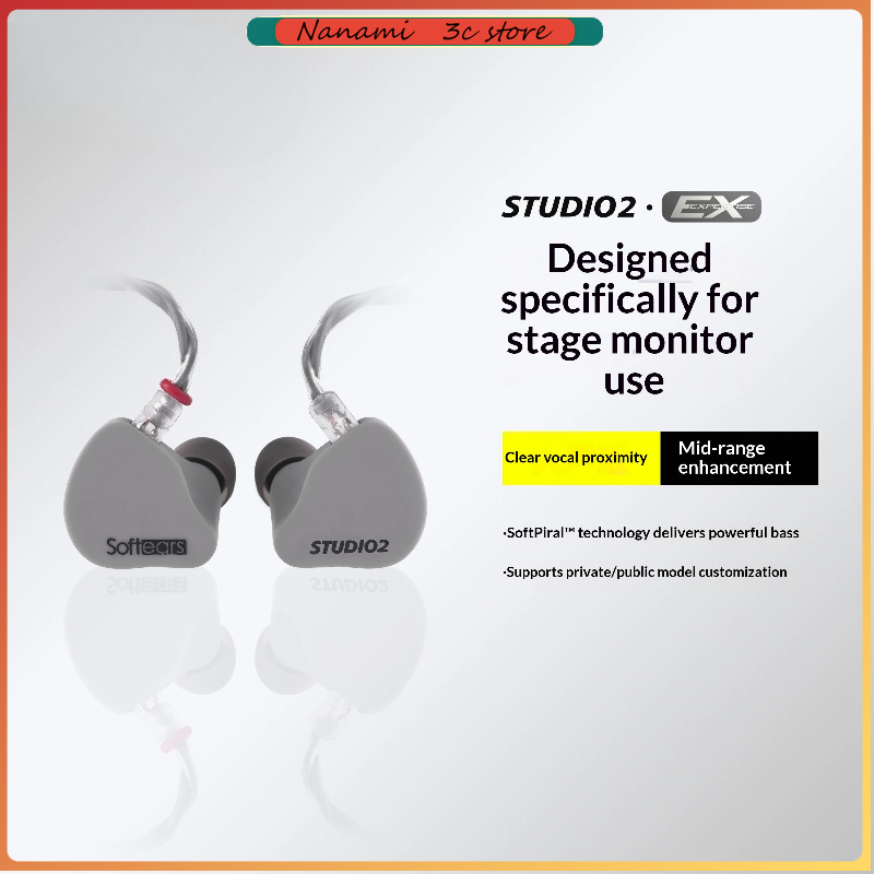 In Ear Monitors For Singers - Наушники Softears Studio2 HiFi проводные для