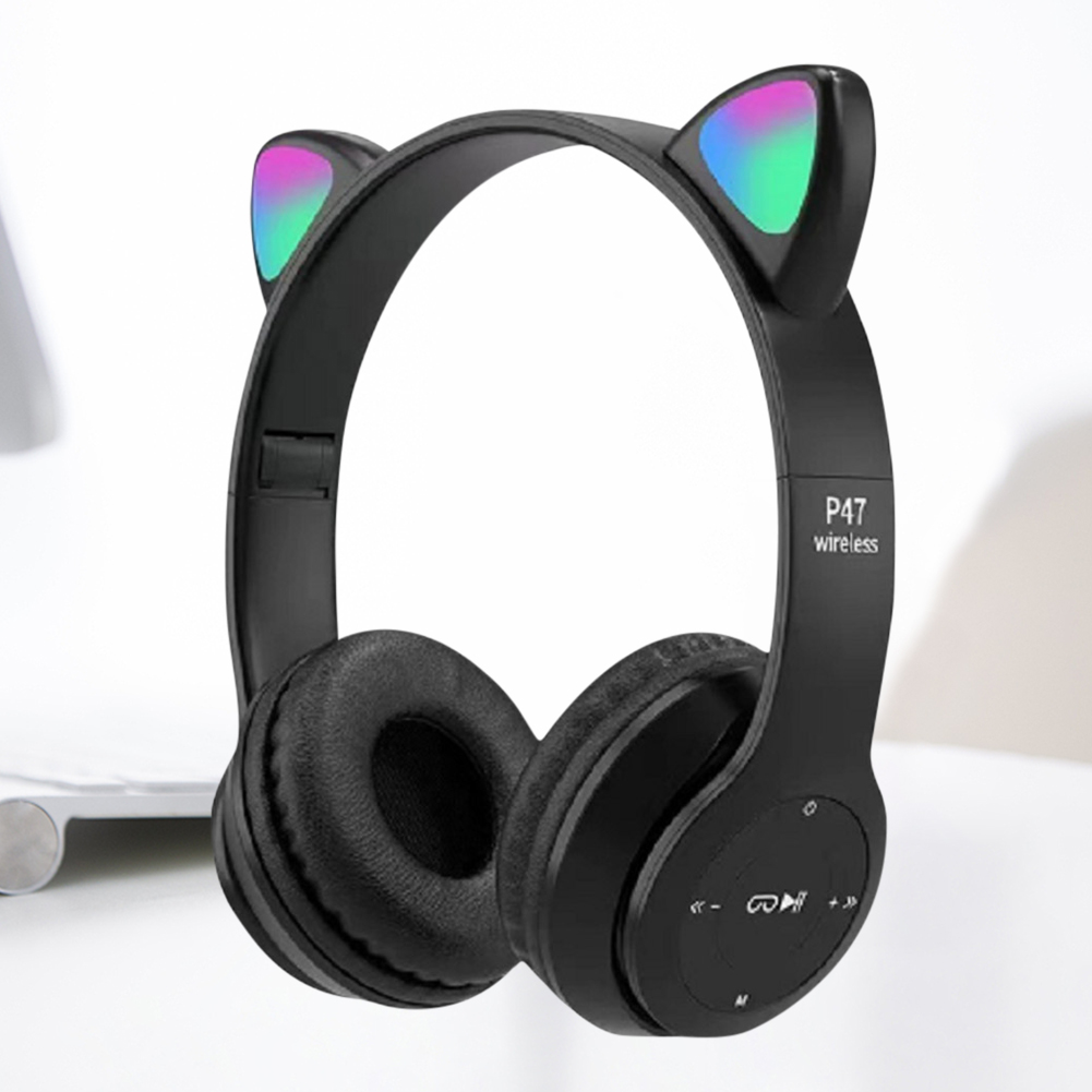 Вспышка, милые кошачьи уши, бе – обзор и цена Cat Ear Bluetooth Headset Led