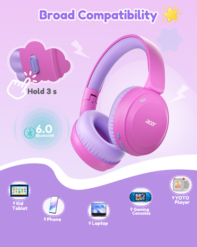 Acer OHR668 – беспроводные нау – обзор и цена Anc Wireless Over Ear Headphones