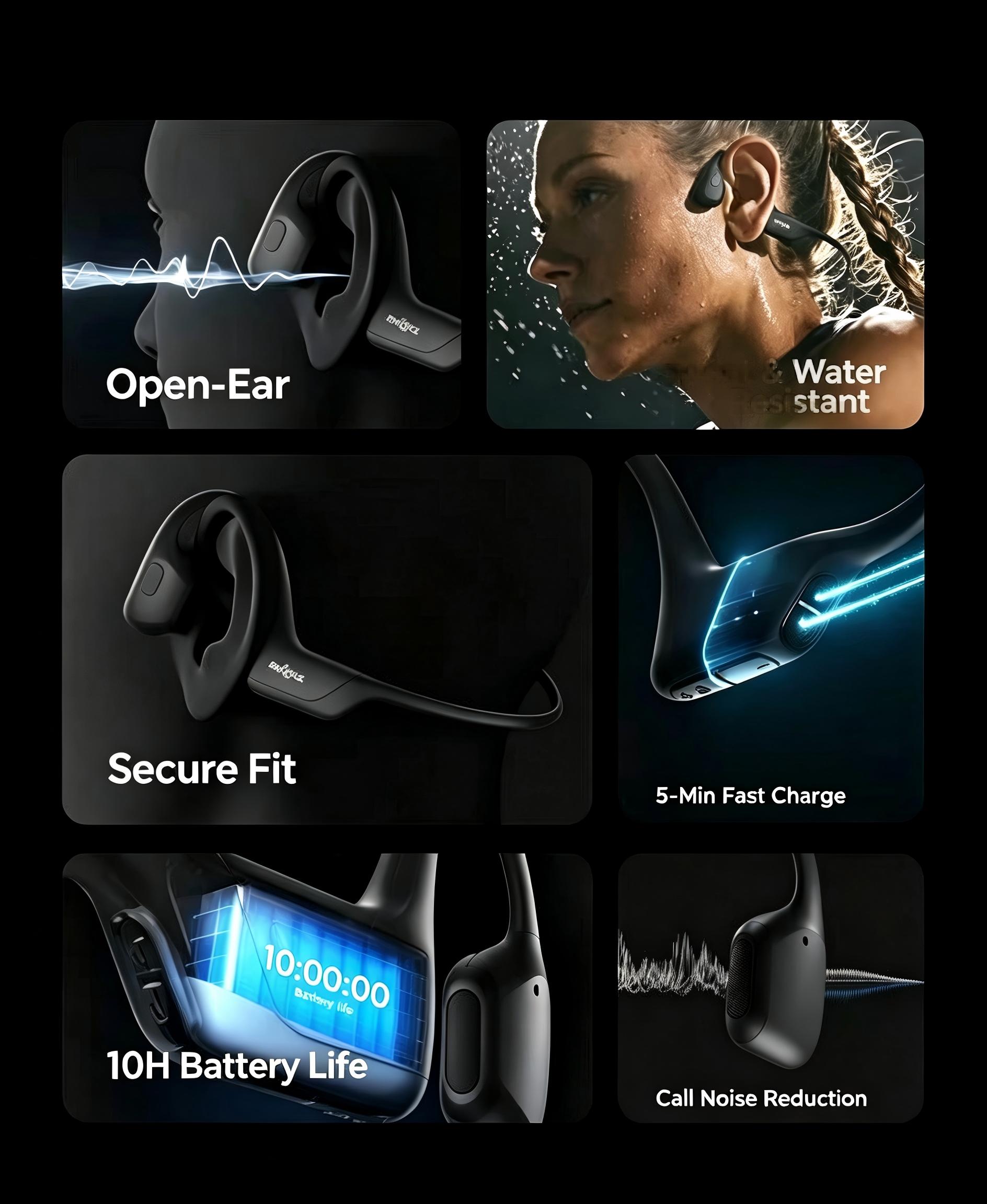 OpenRun Pro AS810 – беспроводн – обзор и цена Bone Conduction Running Headphones